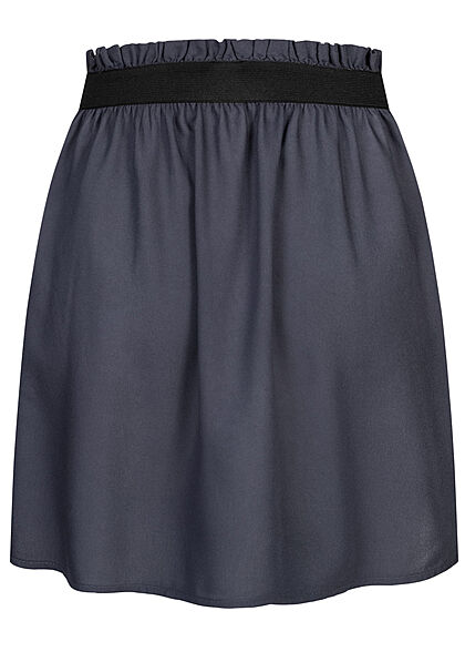 Vero Moda Dames NOOS Minirok met elastiek in tailleband marineblauw