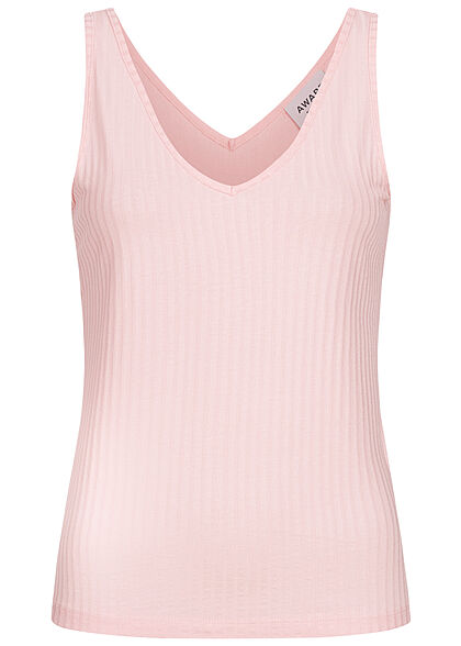 Vero Moda Dames Viscose Top met V-hals roze