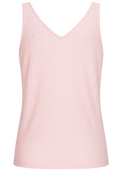 Vero Moda Dames Viscose Top met V-hals roze