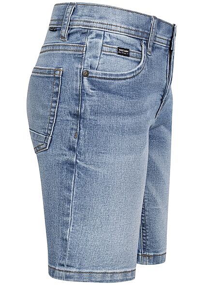 Name it Kids Jongens Jeans Korte broek met 5 zakken blauw