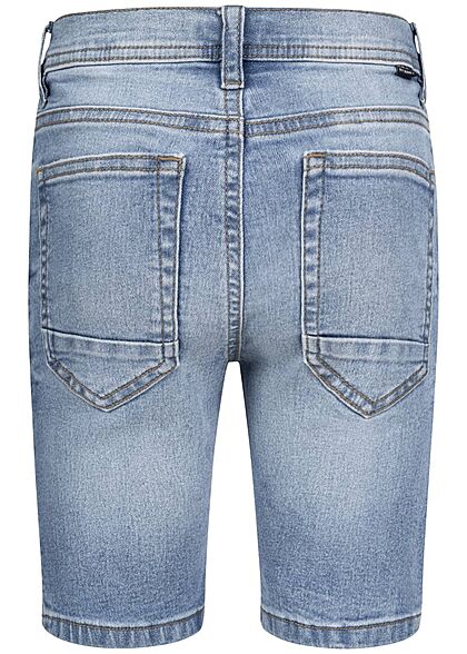 Name it Kids Jongens Jeans Korte broek met 5 zakken blauw