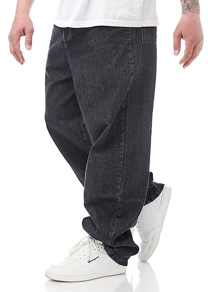 Urban Classics Herren 90's Jeans Hose mit 4-Pockets schwarz - Art.-Nr.: 22040276