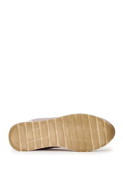 Tom Tailor Dames Loopsneaker met memory zool en veters paars