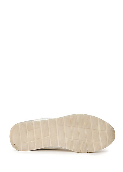 Tom Tailor Dames Loopsneaker met memory zool en veters wit