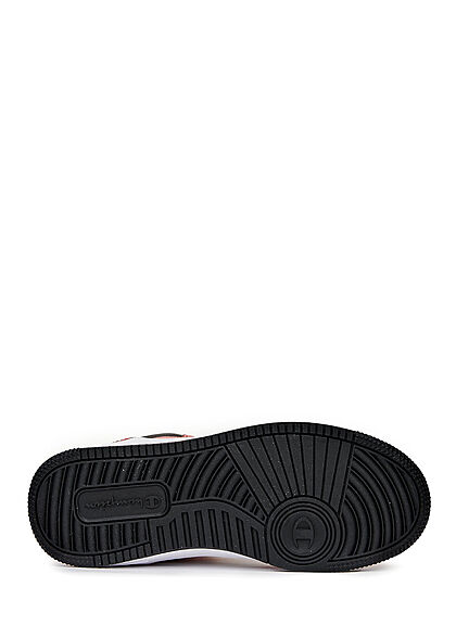 Champion Dames Mid-Cut Sneaker van kunstleer roze wit
