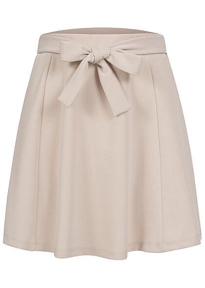 JDY by ONLY Damen Mini Rock mit Bindegürtel chateau gray
