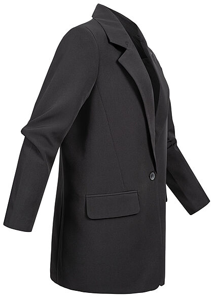 ONLY Damen NOOS Blazer mit Knopfverschlus und 2-Pockets schwarz