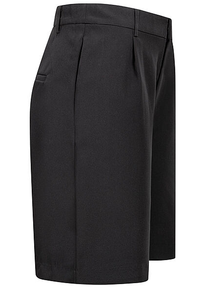 ONLY Damen High Waist Bermuda Shorts Stoffhose mit 2-Pockets schwarz