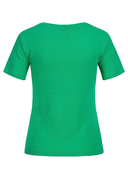 Pieces Dames Basic T-shirt Slim Fit groen
