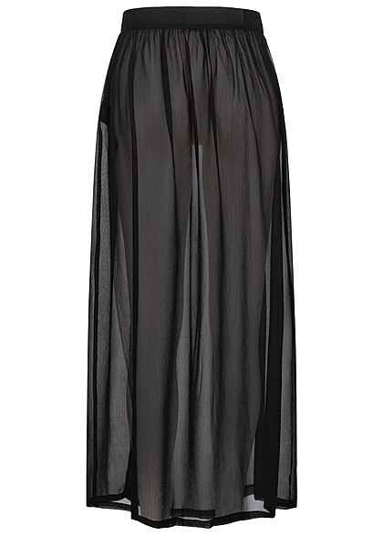 ONLY Dames Strandrok met binddetail zwart