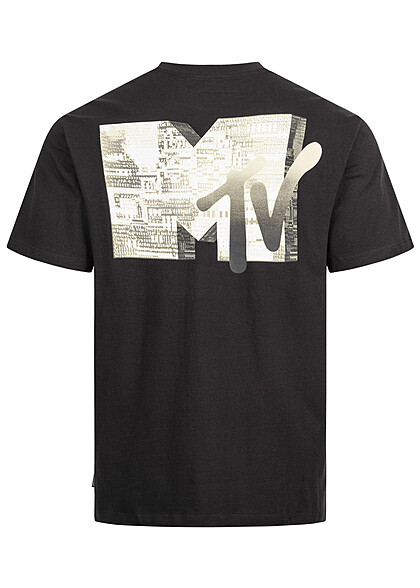 ONLY & SONS Heren T-shirt met MTV opdruk zwart wit