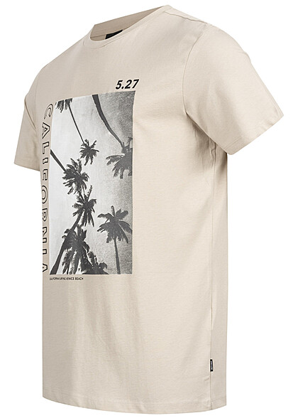 ONLY & SONS Heren T-shirt met California opdruk grijs