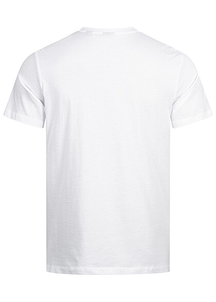 ONLY & SONS Heren T-shirt met Hawaii opdruk zwart wit
