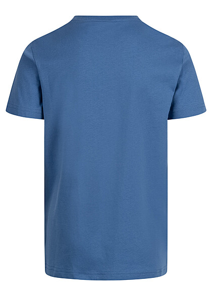 Champion Kids Jungen T-Shirt mit Logo Print New York blau weiss
