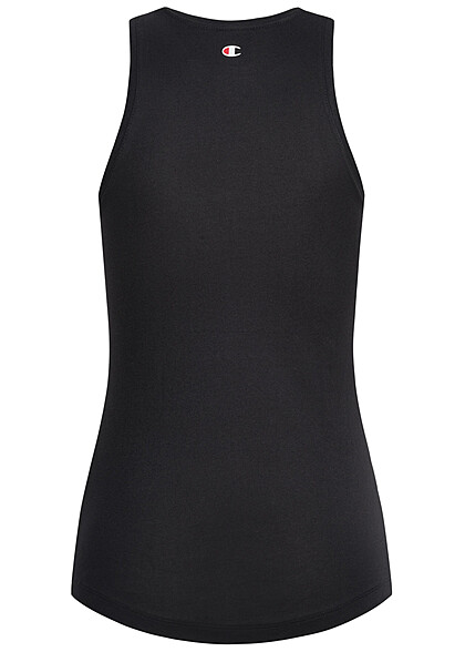 Champion Dames Tank Top met logo-opdruk zwart wit
