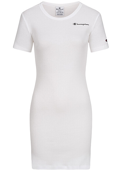 Champion Dames Jersey Jurk met logo-opdruk wit zwart - Art.-Nr.: 22040782