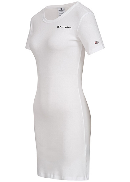 Champion Dames Jersey Jurk met logo-opdruk wit zwart