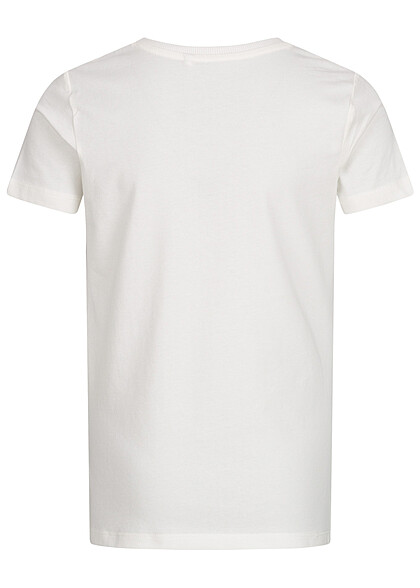Name it Kids Jongens Set T-Shirt met opdruk en korte broek wit grijs