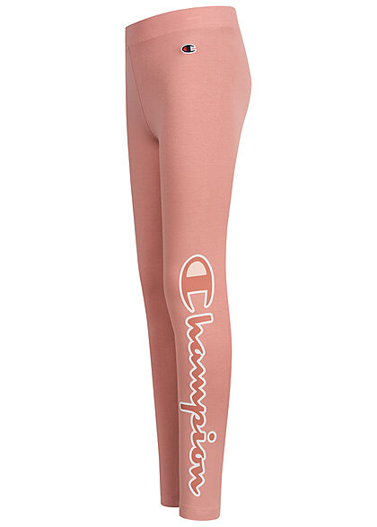 Champion Kids Meisje Legging met logo-opdruk roze wit