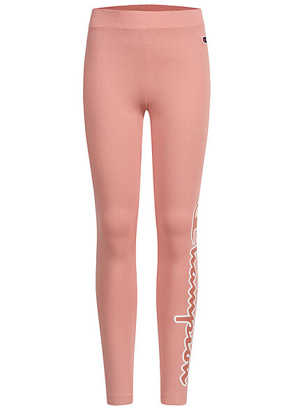 Champion Kids Meisje Legging met logo-opdruk roze wit
