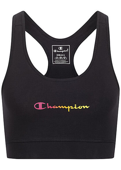Champion Performance Dames Sportbeha met logoprint zwart - Art.-Nr.: 22040811
