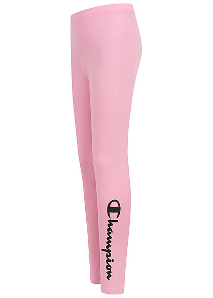 Champion Kids Meisje Legging met logo-opdruk roze zwart - Art.-Nr.: 22040822