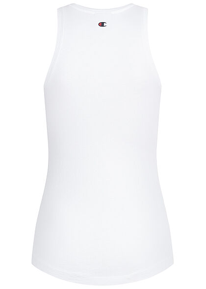 Champion Dames Tank Top met logo-opdruk wit zwart