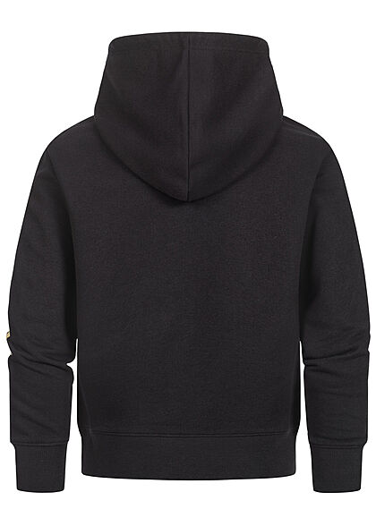 Champion Kids Meisje Hoodie met logoprint zwart veelkleurig