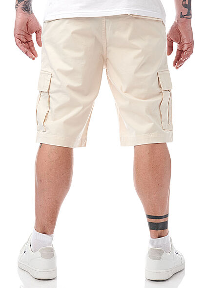 Champion Heren Bermuda Cargo Shorts met 4 zakken beige
