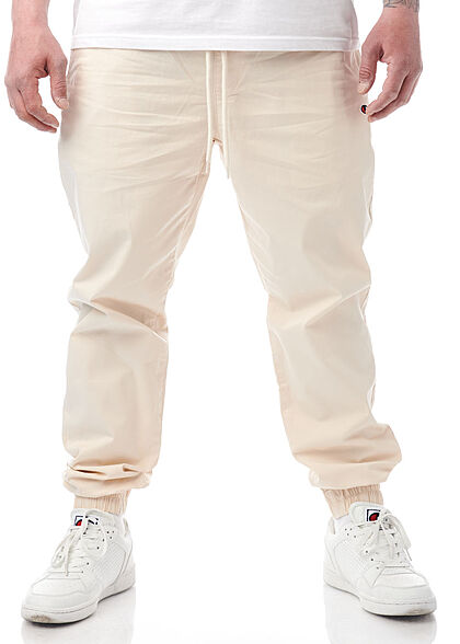 Champion Heren Stoffen broek met 4 zakken beige