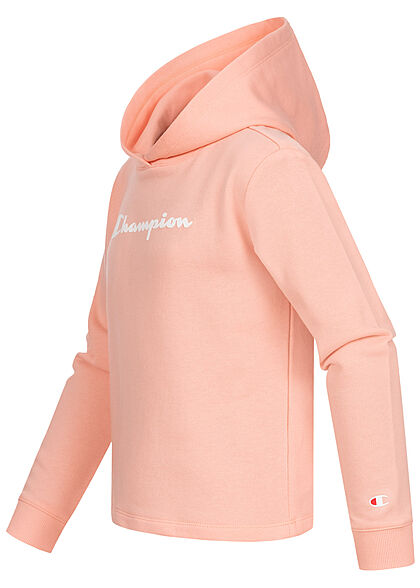 Champion Kids Meisje Hoodie met logo-opdruk roze wit