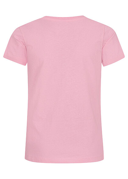 Champion Kids Meisje T-shirt met logoprint roze veelkleurig
