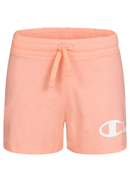 Champion Kids Meisje Basic korte broek met logo-opdruk roze wit
