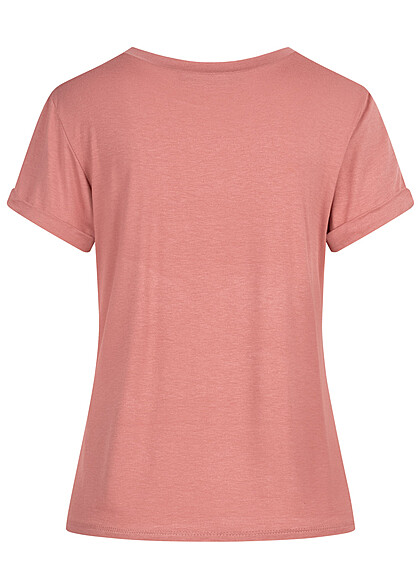 Cloud5ive Dames T-Shirt met opdruk roze