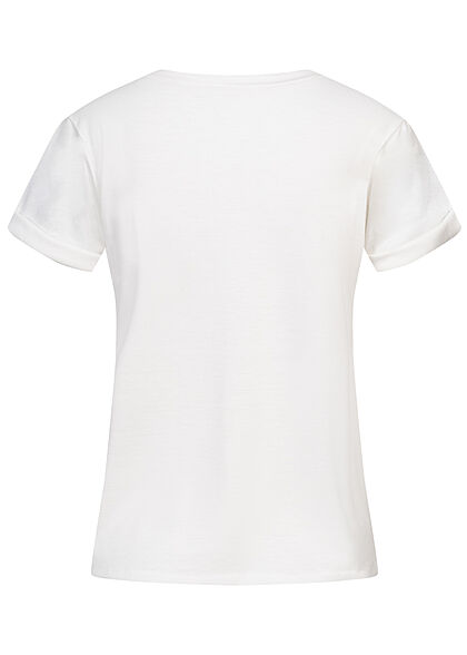 Cloud5ive Dames T-Shirt met opdruk wit