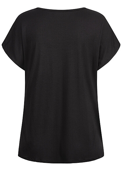 Cloud5ive Dames T-Shirt met opdruk zwart