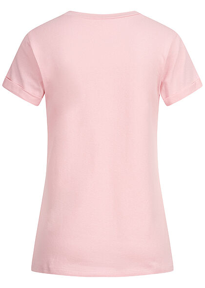 Styleboom Fashion Dames T-shirt met Cat Mom-opdruk roze