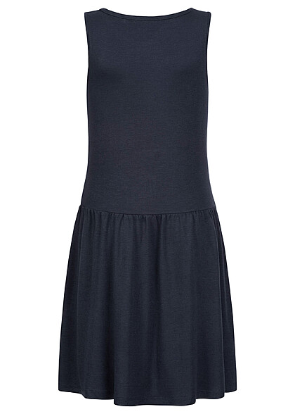 Name it Kids Meisje Viscose Jurk met knopen marineblauw