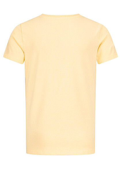 Name it Kids Meisje T-Shirt en korte broek set met print geel