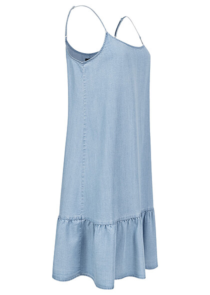 Pieces denim jurk on sale