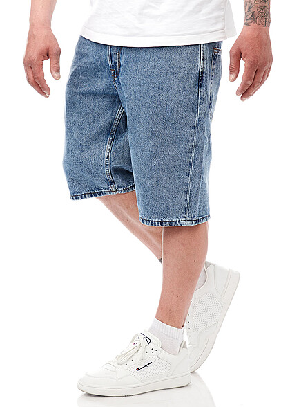 ONLY & SONS Heren NOOS Jeans Korte broek met 5 zakken blauw