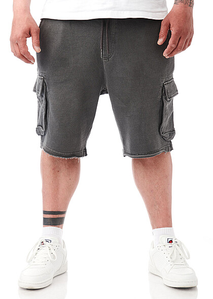 ONLY & SONS Heren Cargo Shorts met 4 zakken zwart grijs