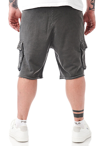 ONLY & SONS Heren Cargo Shorts met 4 zakken zwart grijs