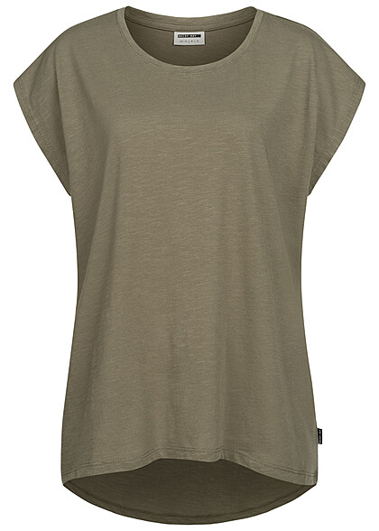 Noisy May Dames NOOS Oversized T-Shirt olijfgroen