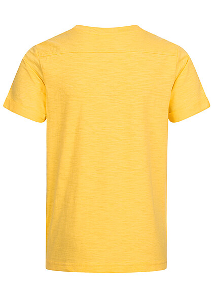 Name it Kids Jongens T-Shirt met rits geel