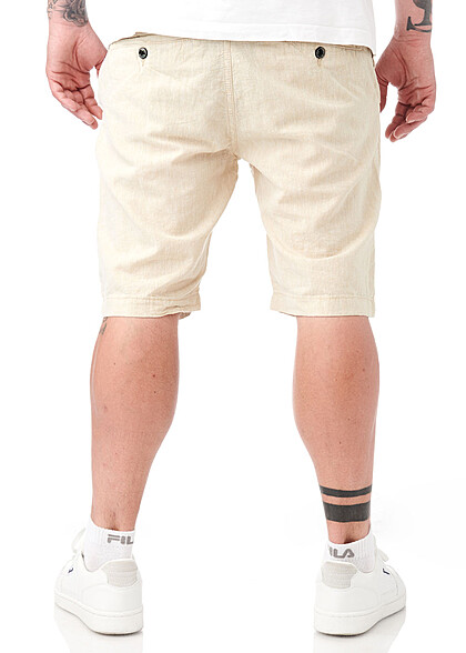 Indicode Heren Bermuda met 4 zakken beige