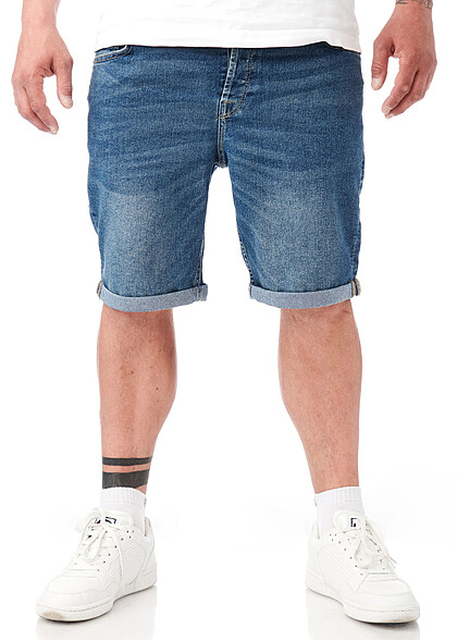 ONLY Dames Denim Shorts met 5 zakken blauw