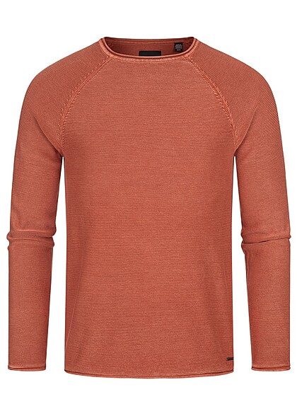 ONLY & SONS Heren NOOS Sweatshirt met structuurstof rood