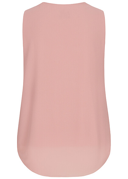 Styleboom Fashion Dames Chiffon Top 2in1 look roze
