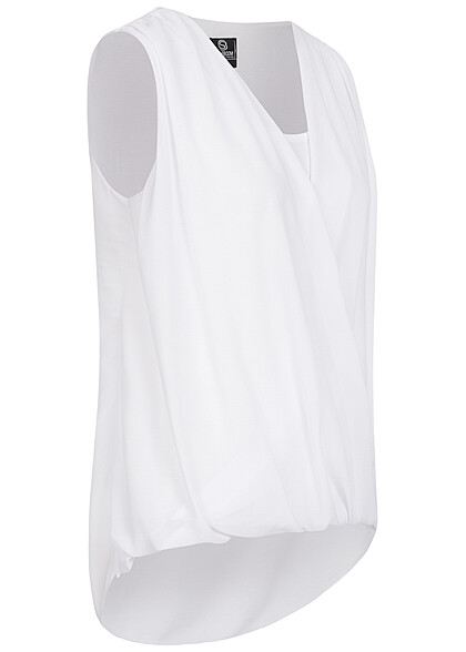 Styleboom Fashion Dames Chiffon Top 2in1 look wit